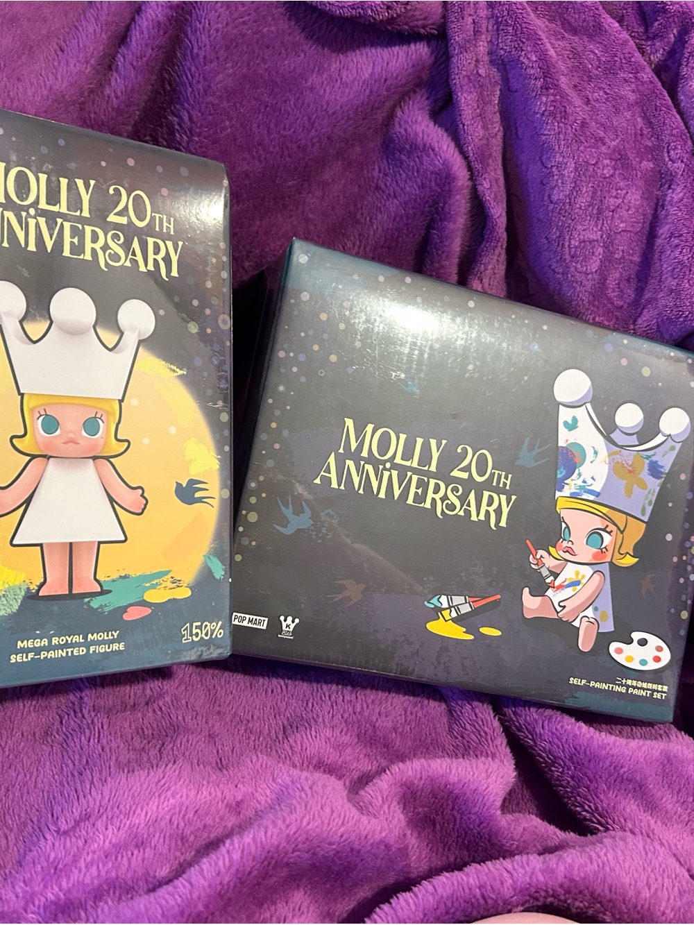 Pop Mart Royal Molly 150% 20th Anniversary Self-Painted Figure - New